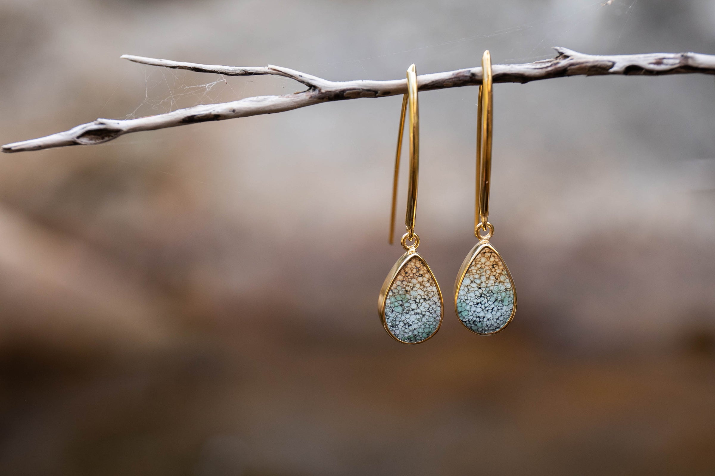 turquoiwe-gold-earrings-australia