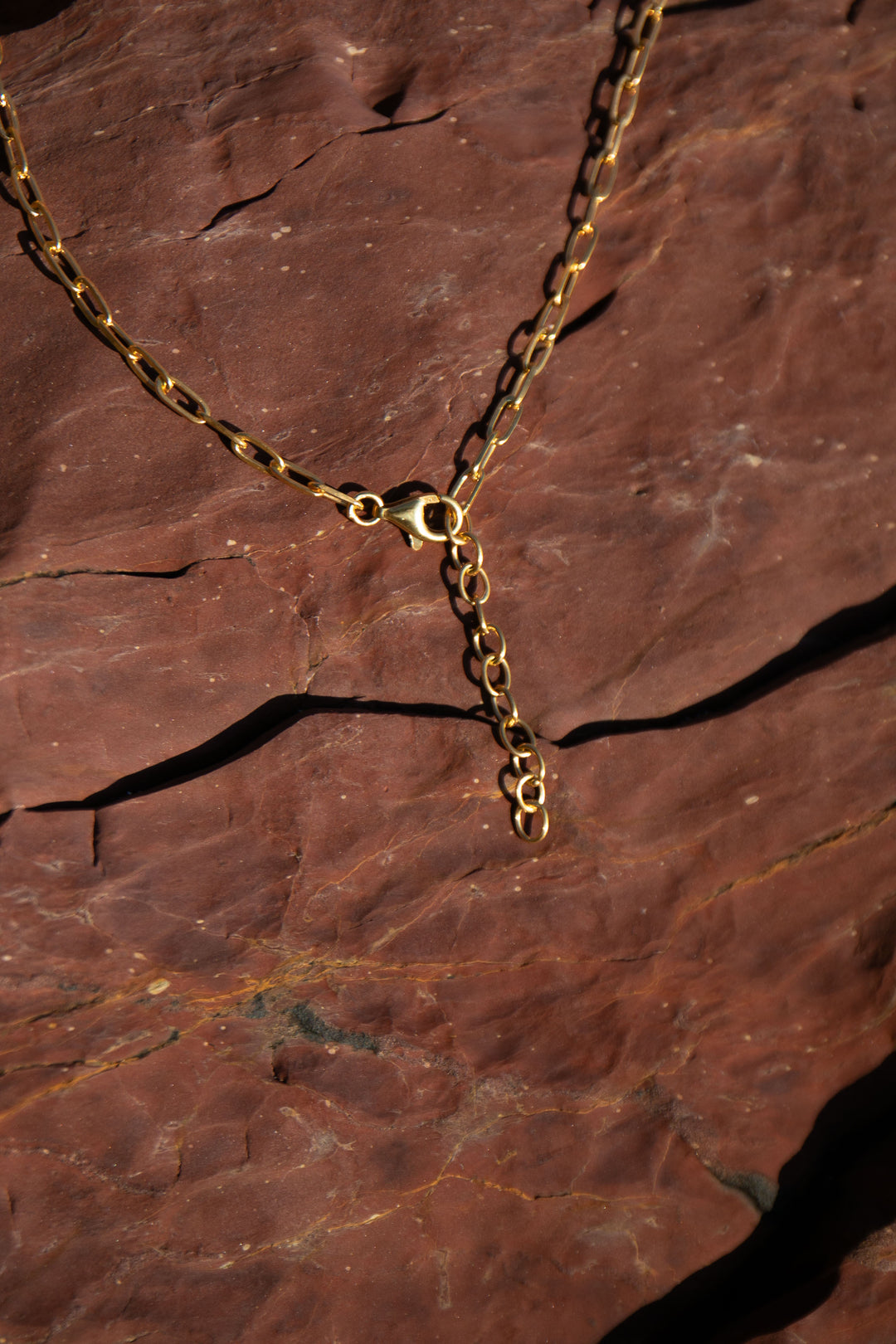 Statement Tigers Eye Pendant on Gold Plated Sterling Silver Chain Setting