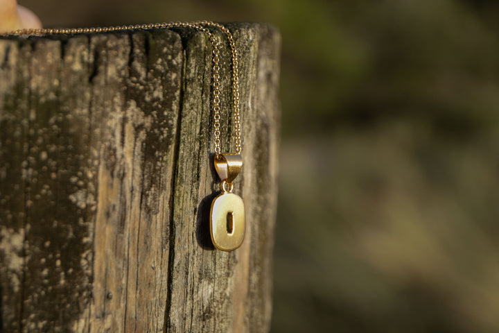 Gorgeous Raw Indicolite or Blue Tourmaline Pendant in Gold Plated Sterling Silver on Delicate Chain