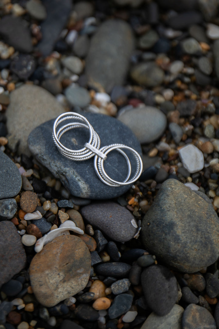 Thai Hill Tribe Silver Stack Ring - Multiple Sizes