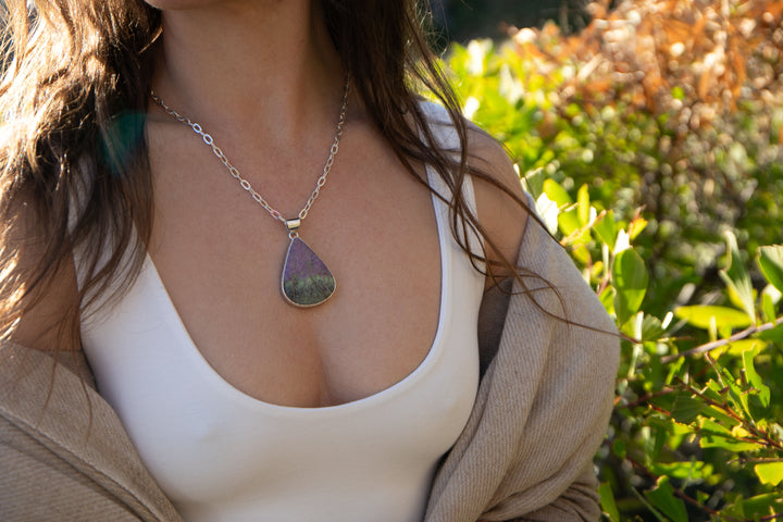 Stitchtite Beaten Silver Pendant