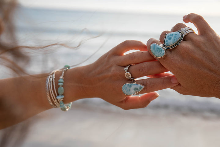 larimar-silver-rings-tribal