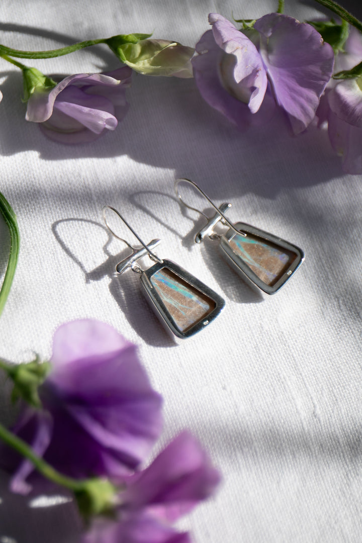 Statement Australian Opal Earrings