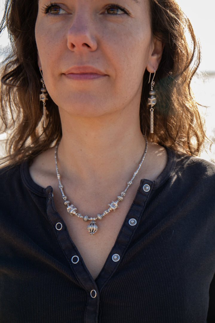 Hill Tribe Silver Tribal Necklace