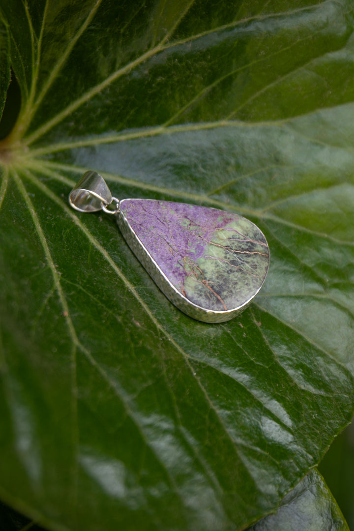 Stitchtite Beaten Silver Pendant