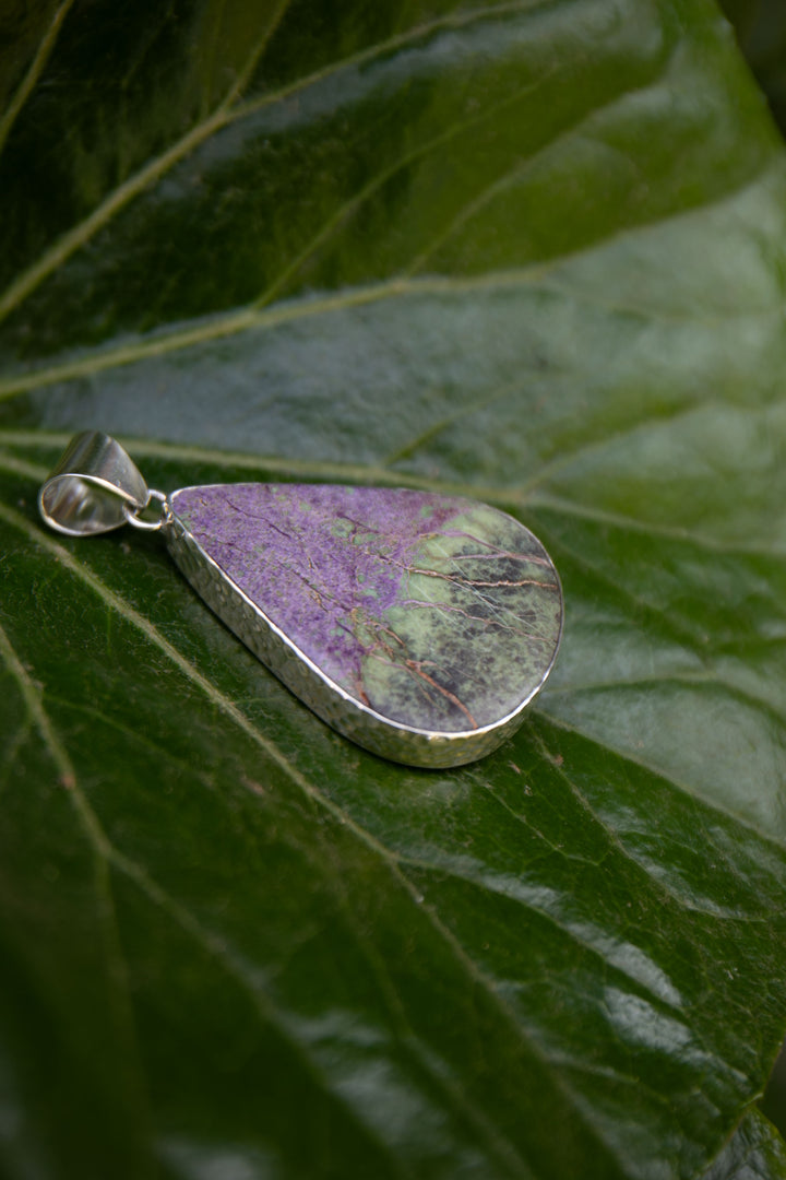 Stitchtite Beaten Silver Pendant
