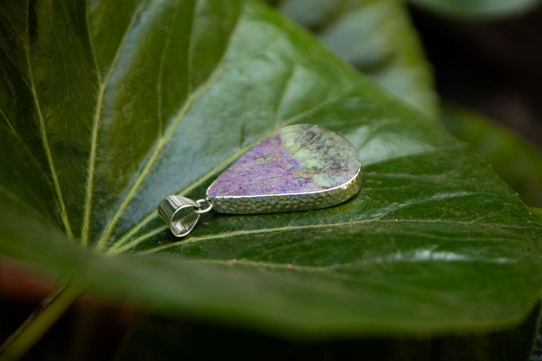 Stitchtite Beaten Silver Pendant