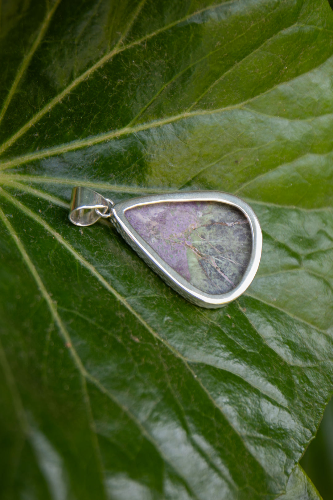 Stitchtite Beaten Silver Pendant