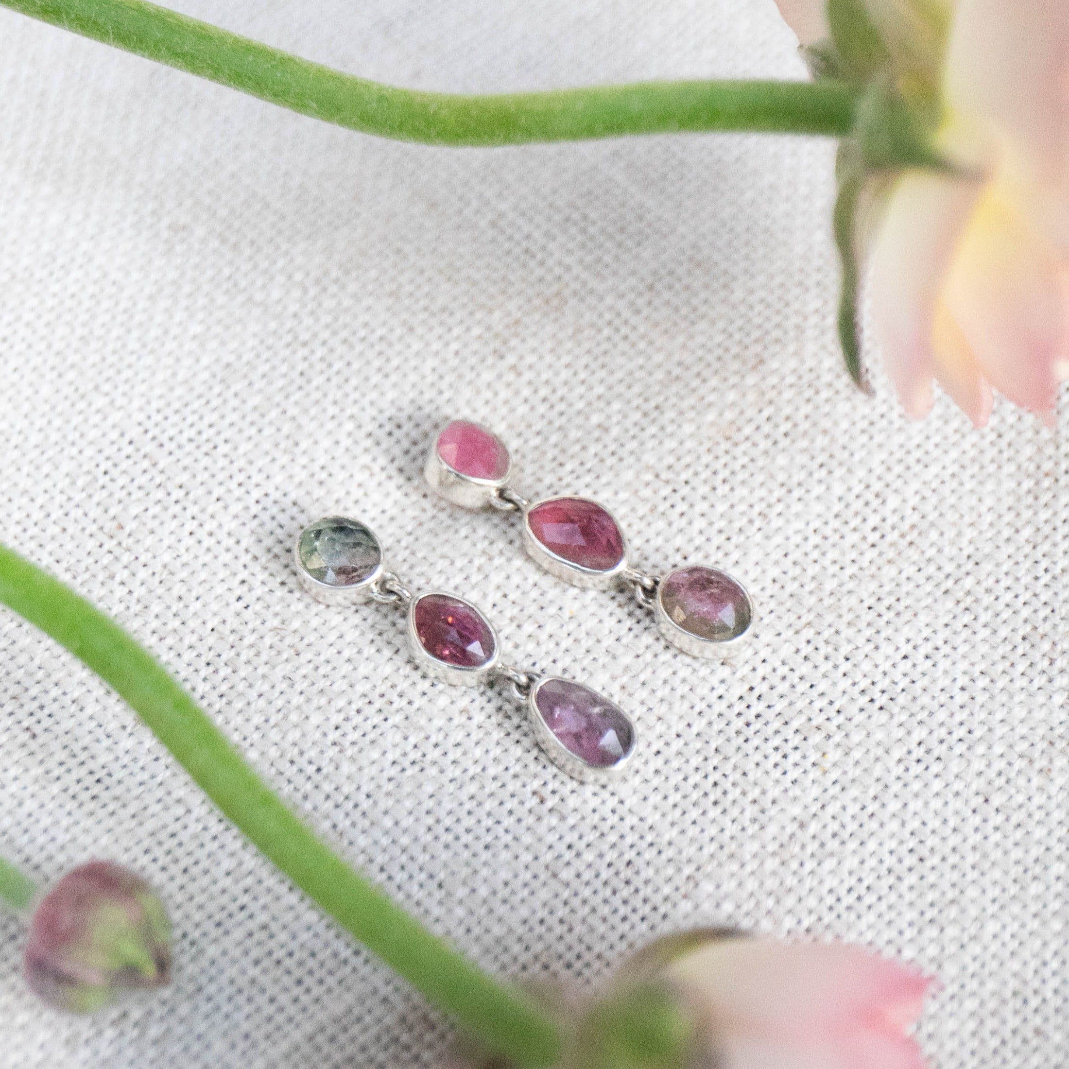 Tourmaline studs clearance