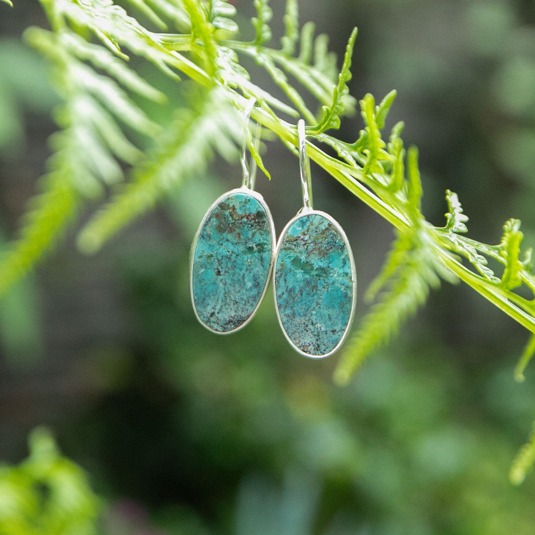 turquoise-silver-earrings