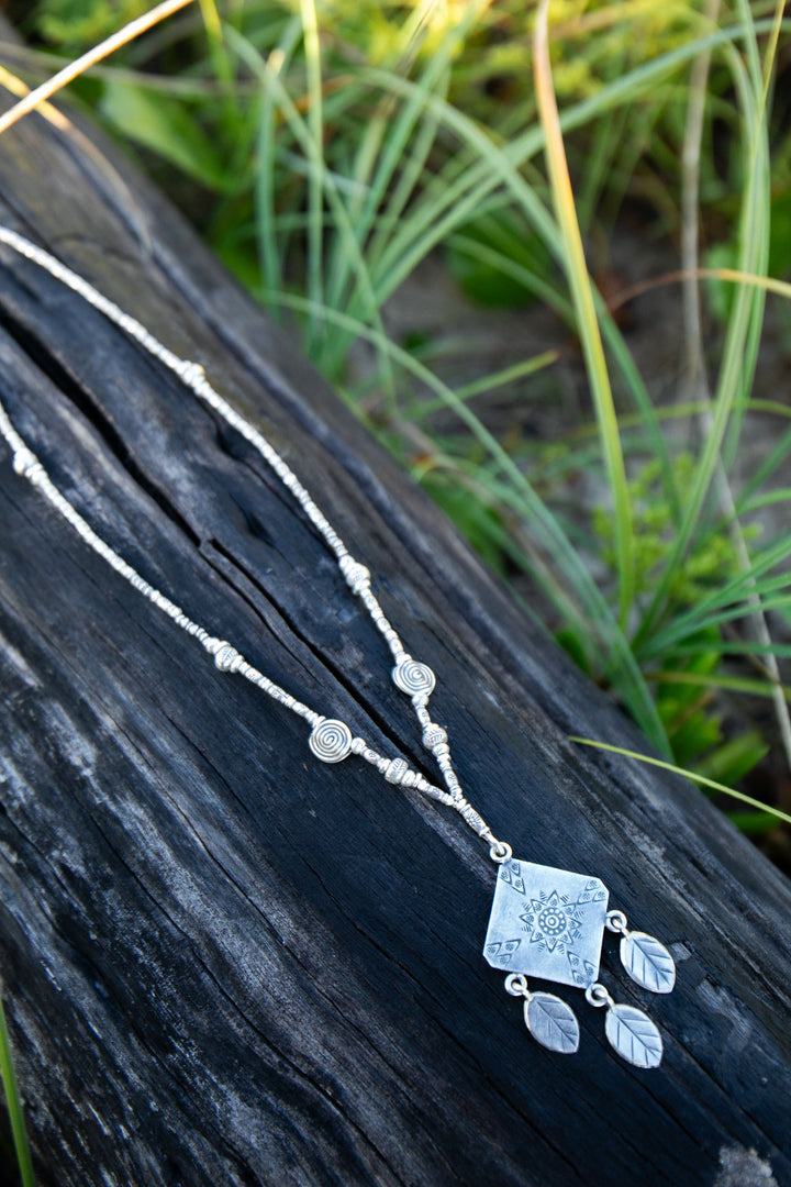 Hill Tribe Silver Tribal 'Kite' Necklace