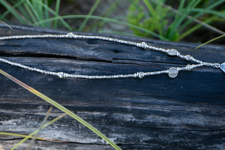 Hill Tribe Silver Tribal 'Kite' Necklace