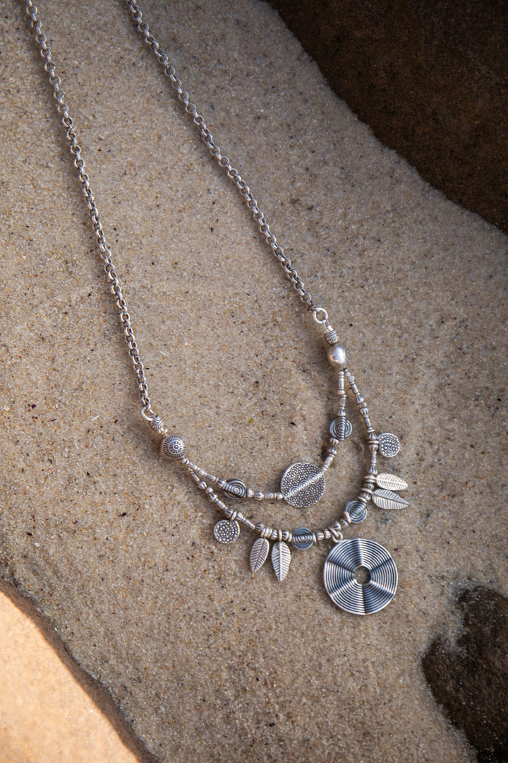 Long Hill Tribe Silver Tribal Necklace