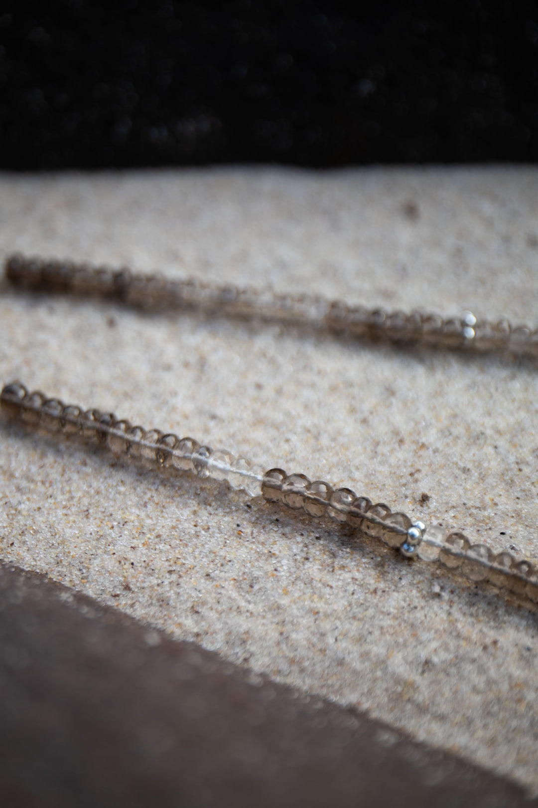 Smokey Quartz, Pearl and Thai Hill Tribe Silver Necklace