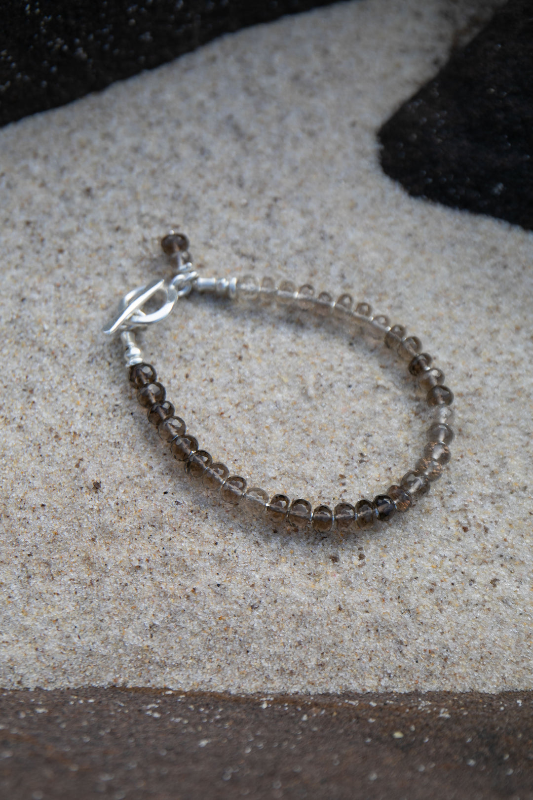 Smokey Quartz Bracelet with Thai Hill Tribe Silver