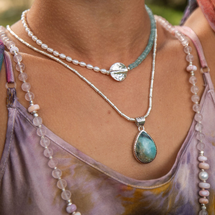 Reserved for Somer* Peruvuian Opal Pendant