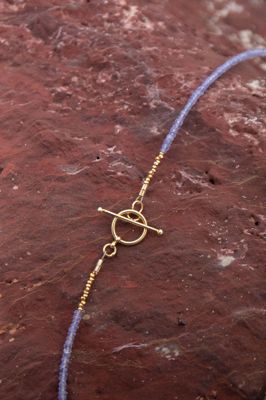 Delicate Tanzanite and Gold Vermeil Necklace