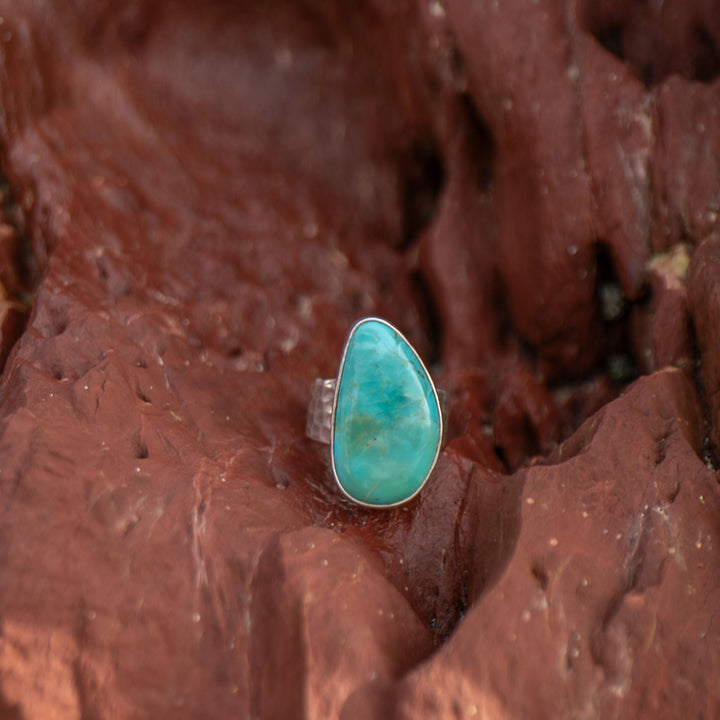 adjustable-silver-turquoise-ring