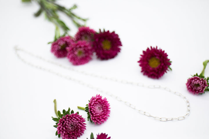 Sterling Silver Chain Link Chain - 18 Inch Chain - 18" - 45cm Chain