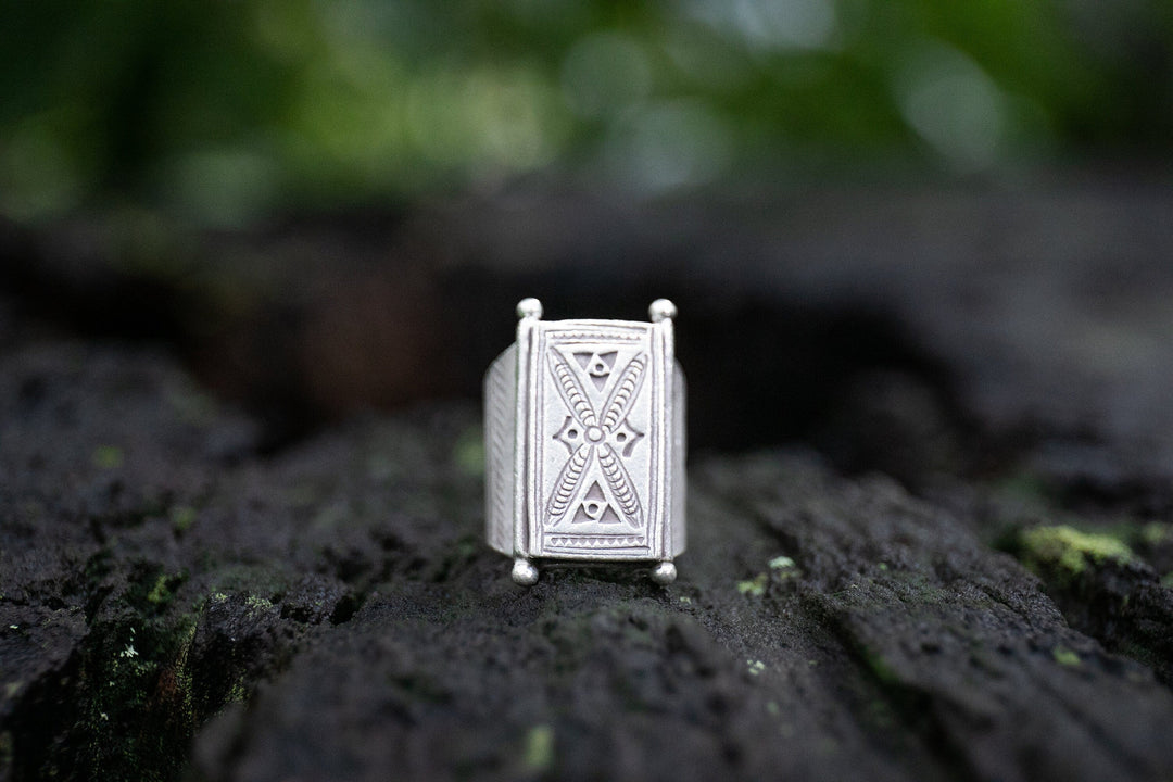 Thai Hill Tribe Silver Ring - Adjustable