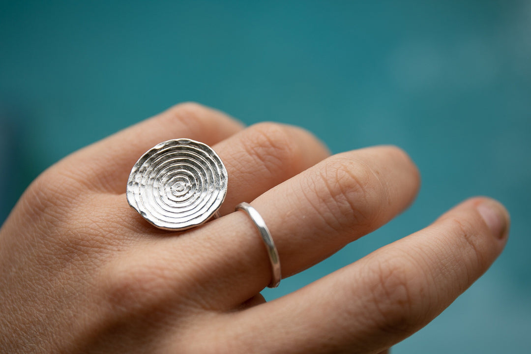 Sterling Silver Adjustable Spiral Ring