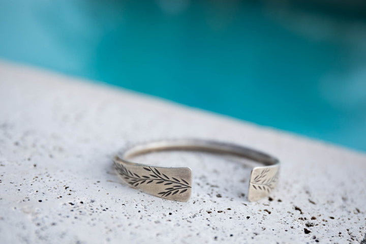 Gorgeous Thai Hill Tribe Silver Bangle