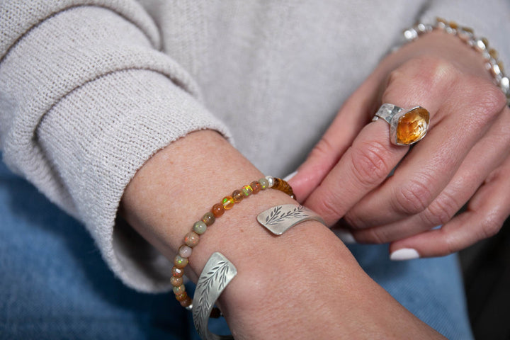 Gorgeous Thai Hill Tribe Silver Bangle