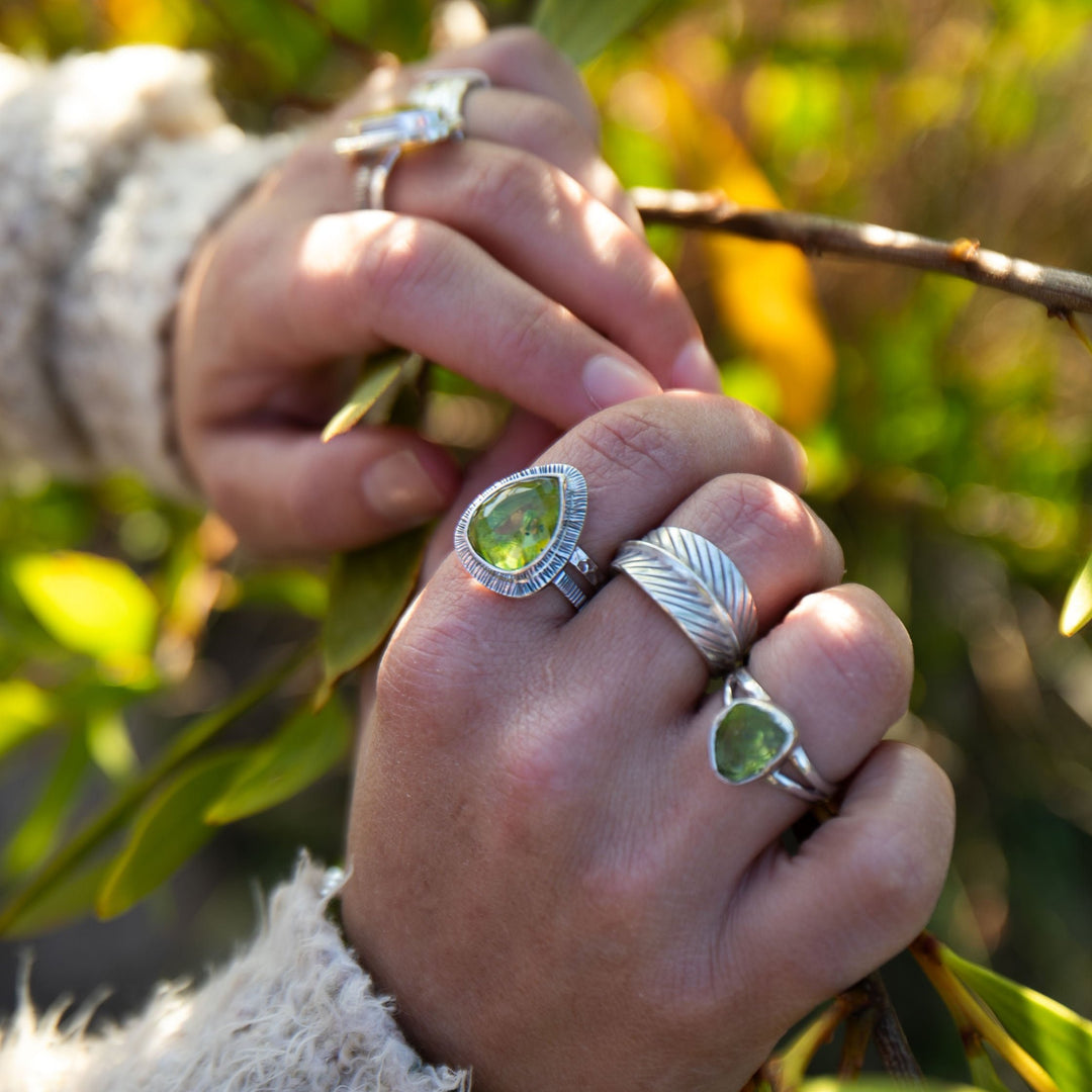 peridot-silver-ring