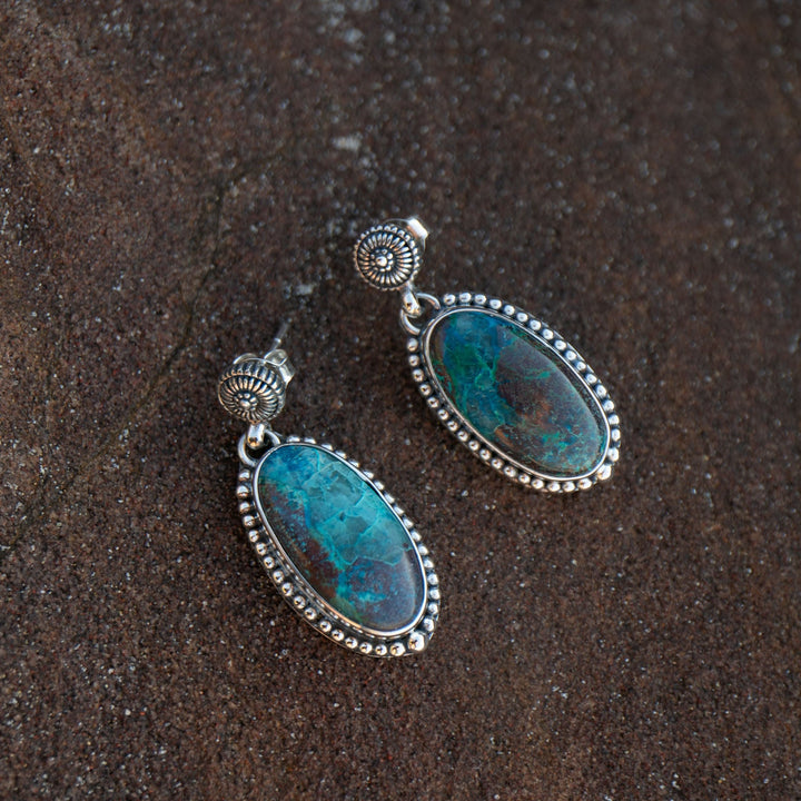 tribal-shattuckite-earrings