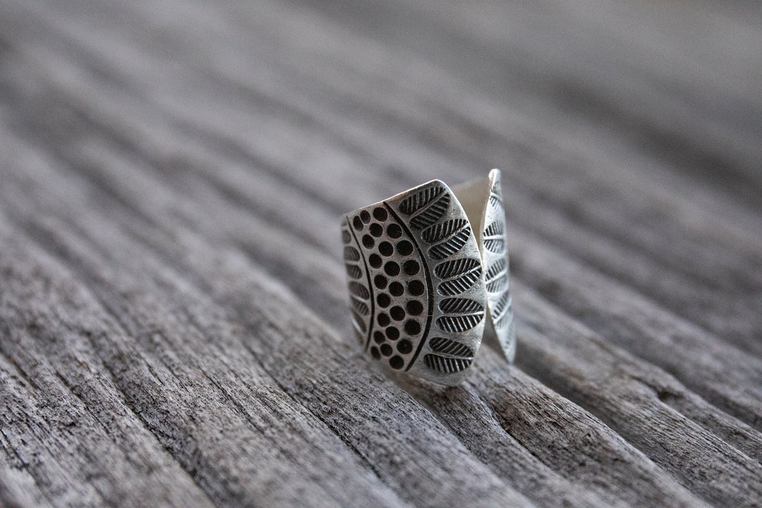 Thai Hill Tribe Silver Ring - Adjustable