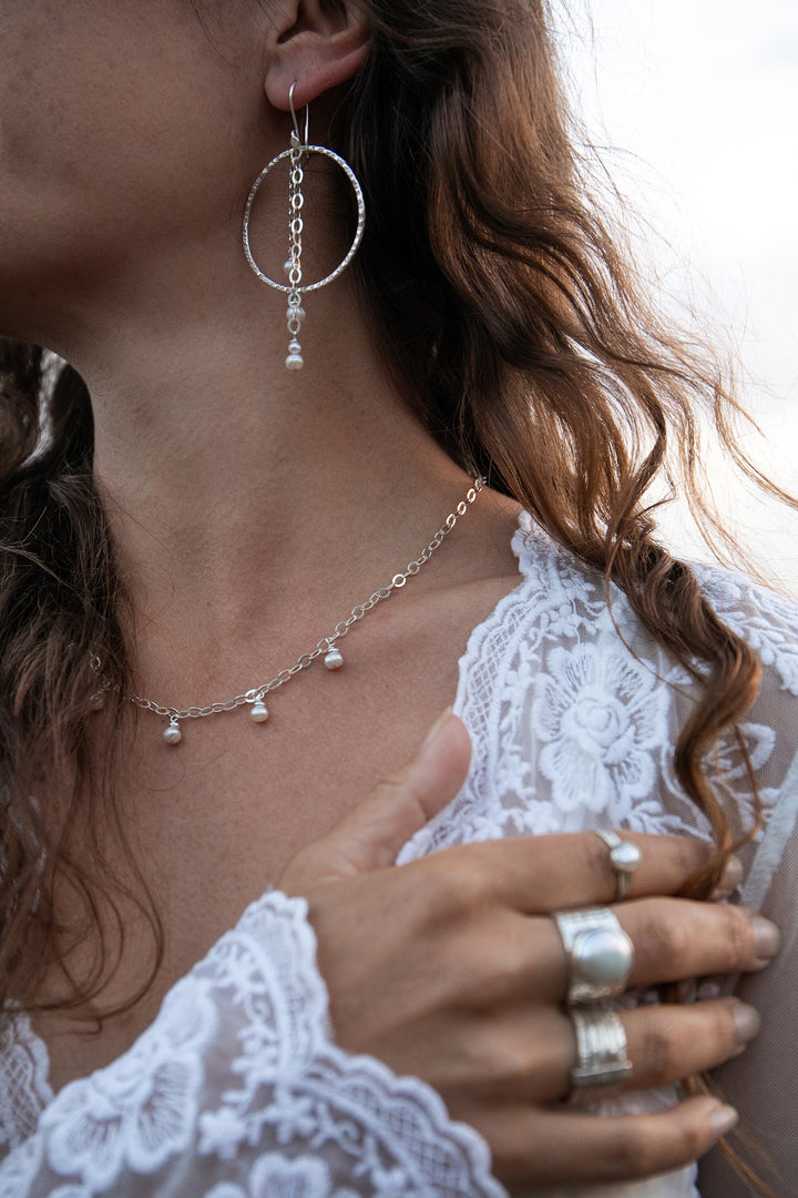 sweet-pearl-silver-necklace-earrings