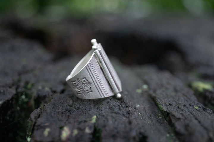 Thai Hill Tribe Silver Ring - Adjustable