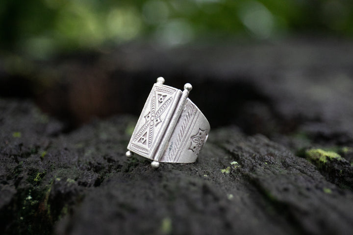 Thai Hill Tribe Silver Ring - Adjustable