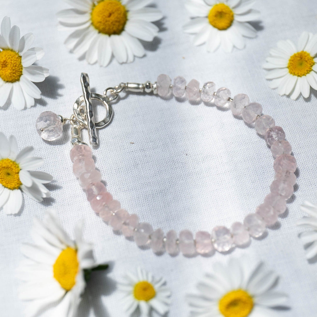 rose-quartz-bracelet-handmade