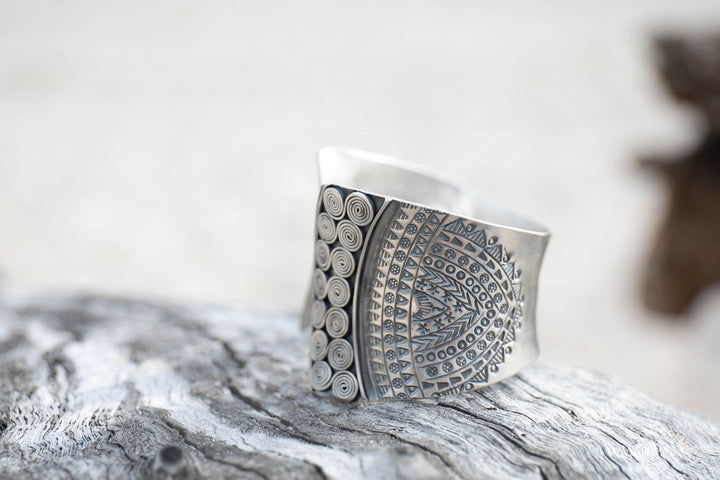 Thai Hill Tribe Silver Cuff