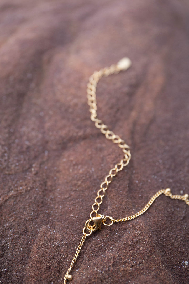 Gold Plated Sterling Silver Bobble Choker Chain